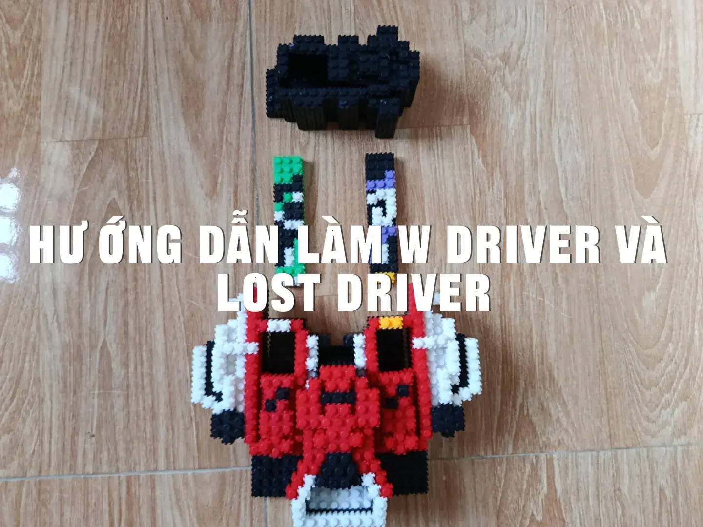 hướng dẫn làm w driver và lost driver Lego răng cưa#kamenriderw #driverw #lostdriver #xuhuong #fypシ゚viral 