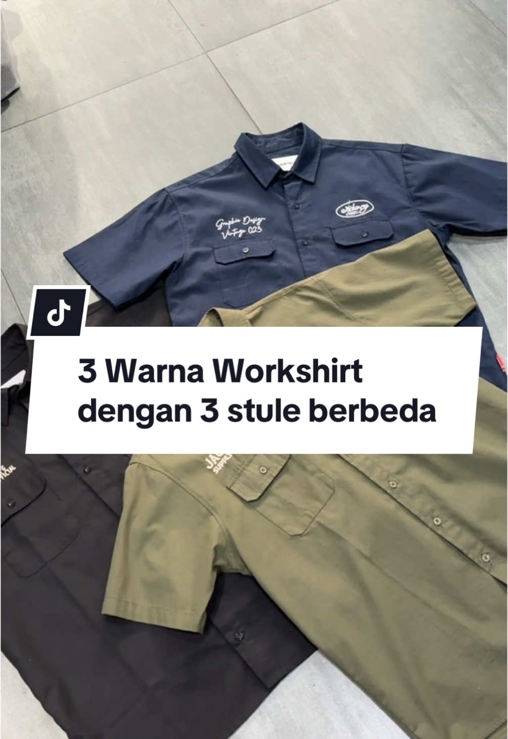 3 Rekomendasi Workshirt Dengan Style berbeda buat kalian mix & match ! #PY #fashionstyle #workshirt #kemejapria #outfitideas 