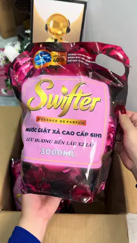 Nước giặt xã Swifter mua 1 túi tặng 1 túi #emkieutaphoa #nuocgiatxa #nuocgiat #nuocgiatswifter