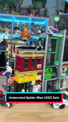 These LEGO Marvel sets are so underrated! Spider-Man finally has a city to swing around in #lego #rlfm #reviews #76324 #76317 
