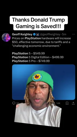 PlayStation Prisces went up because of Tariffs! Xbox prices went up because of Tariffs! Nintendo prices went up because of Tariffs! Donald Trumps tariffs are effecting gaming a lot! PlayStation, Xbox, Nintendo, and gaming is cooked because of tariffs… #playstation #xbox #nintendo #gaming #slackersroom 