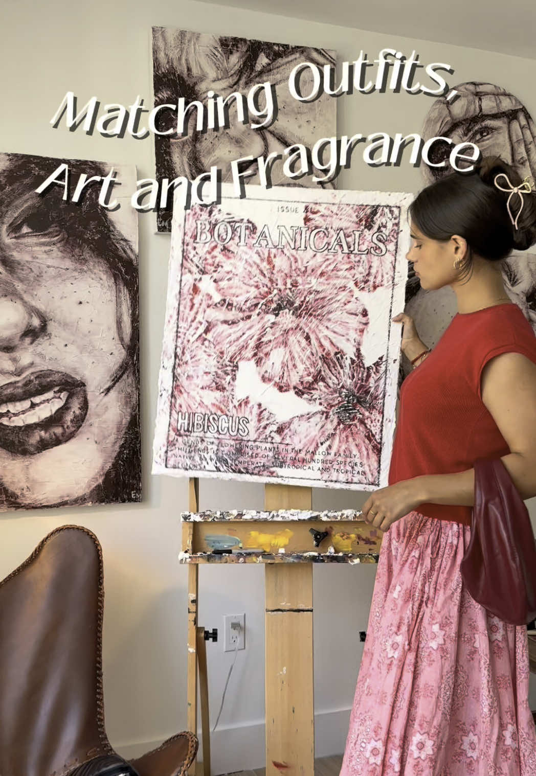 You had me at travel size fragrance… Valentino is all I wear and the only perfume I’ve ever gotten compliments on. also guys these r my fav paintings at the moment but BOTH the first ones sold🥹🥲 gonna miss them  @Valentino.Beauty #giftedbyvalentinobeauty @sephora #valentinoborninroma #artist #miami #fyp 