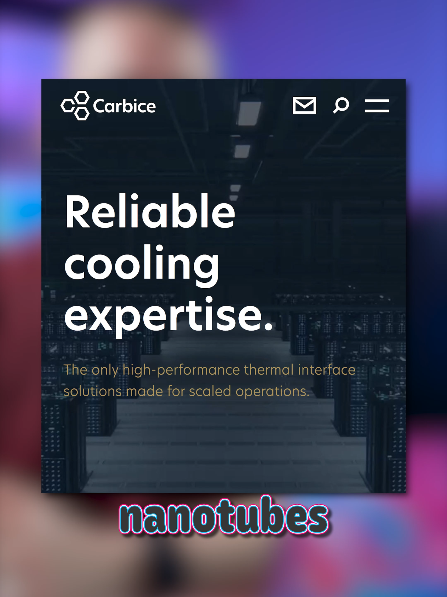 If you’re not using carbon nanotubes to cool your computer, what are you even doing with your life?