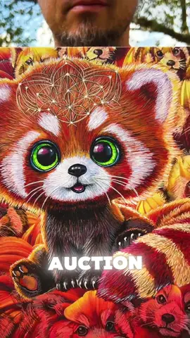 ✨ Hey everyone! I’m trying something new for our charity painting auction — you can now bid and complete everything directly on my site through Shopify 🙌 Up for auction is my newest original: Spirit of the Flame – 12” x 12” | Acrylic on Canvas | UV Reactive Accents A red panda wandered out of the Himalayas, ate some glowing bamboo, and slipped right into my paintbrush. That’s the only explanation for this piece 🦊🔥 — a portal of fur, fire, and cosmic conservation. This one-of-a-kind painting pulses with life both in daylight and under blacklight, with UV-reactive accents that make the eyes blaze like emerald lanterns in the dark. Painted as a tribute to endangered red pandas, it’s more than art—it’s an endangered spirit caught mid-transformation. 25% of proceeds will be donated to the Red Panda Network 🐼 to help protect their habitats and future. 🔥 Own the Flame. Save the Pandas. Let the spirit watch over you. 🔥.           #SpiritOfTheFlame #RedPandaArt #CharityArtAuction #MorphisArt #FestivalArt               