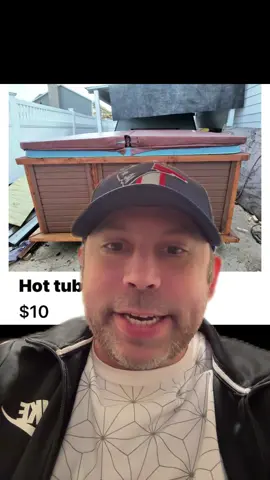 Facebook Marketplace holding out for $10 for this Hot Tub #facebookmarketplace #facebook #fyp #funny #hottub 