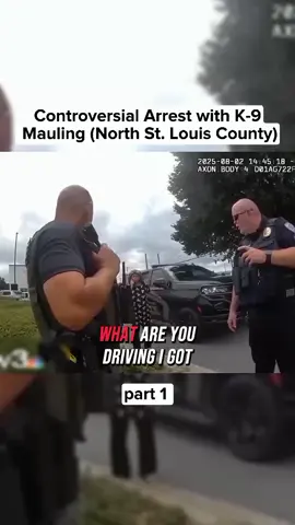 controversial Aresst with k-9 mauling , #copsontiktok #bodycam #escape #police #cops 