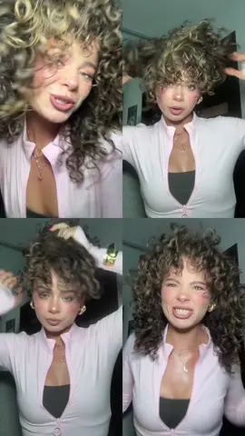 moja głowa 24/7 🩷🤘🏻🥲 nowa bluza kupiona z @zen_fitnesswear polecanko  #curlyhair #szczecin #makeup 