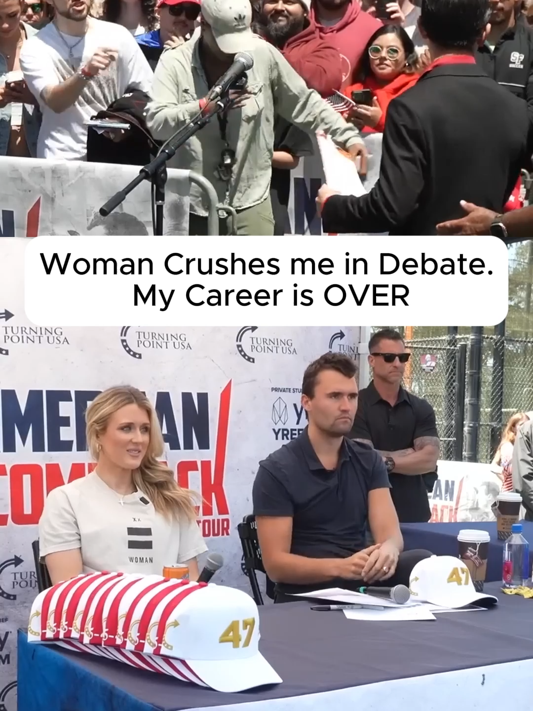 Definitely a master debater.#CharlieKirk #charliekirkshow #Charlie #OfficerTatum #universityoftennessee