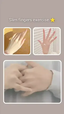 long fingers exercise ⭐#exercise #GlowUp #viral #foryoupage #workout #tutorial #girlstips #furdich #beautytips #exercise #foryou #fyp ⭐