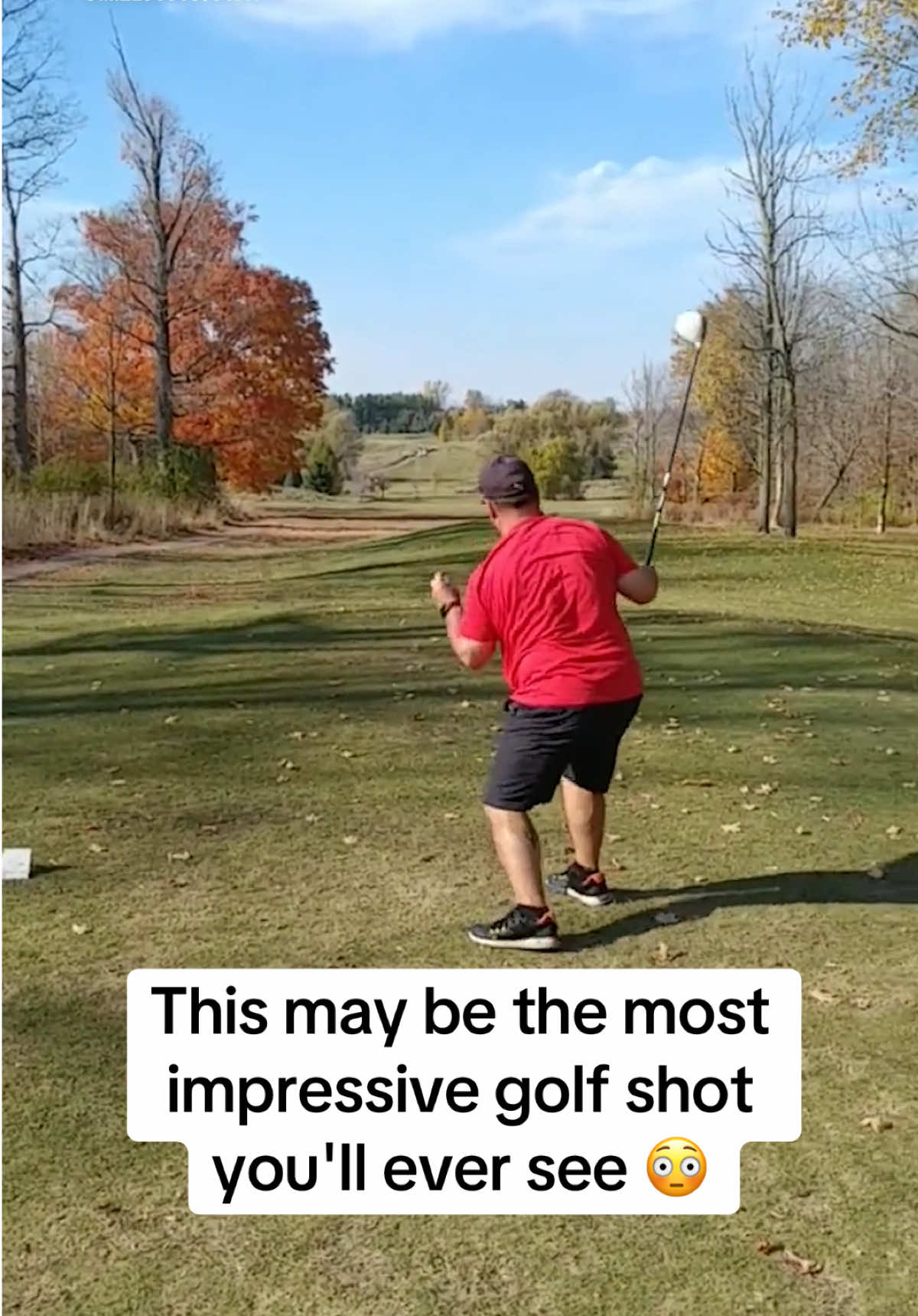That might’ve been the most improbable outcome 😂 (via mize96005990/X) #golf #shot #wow 