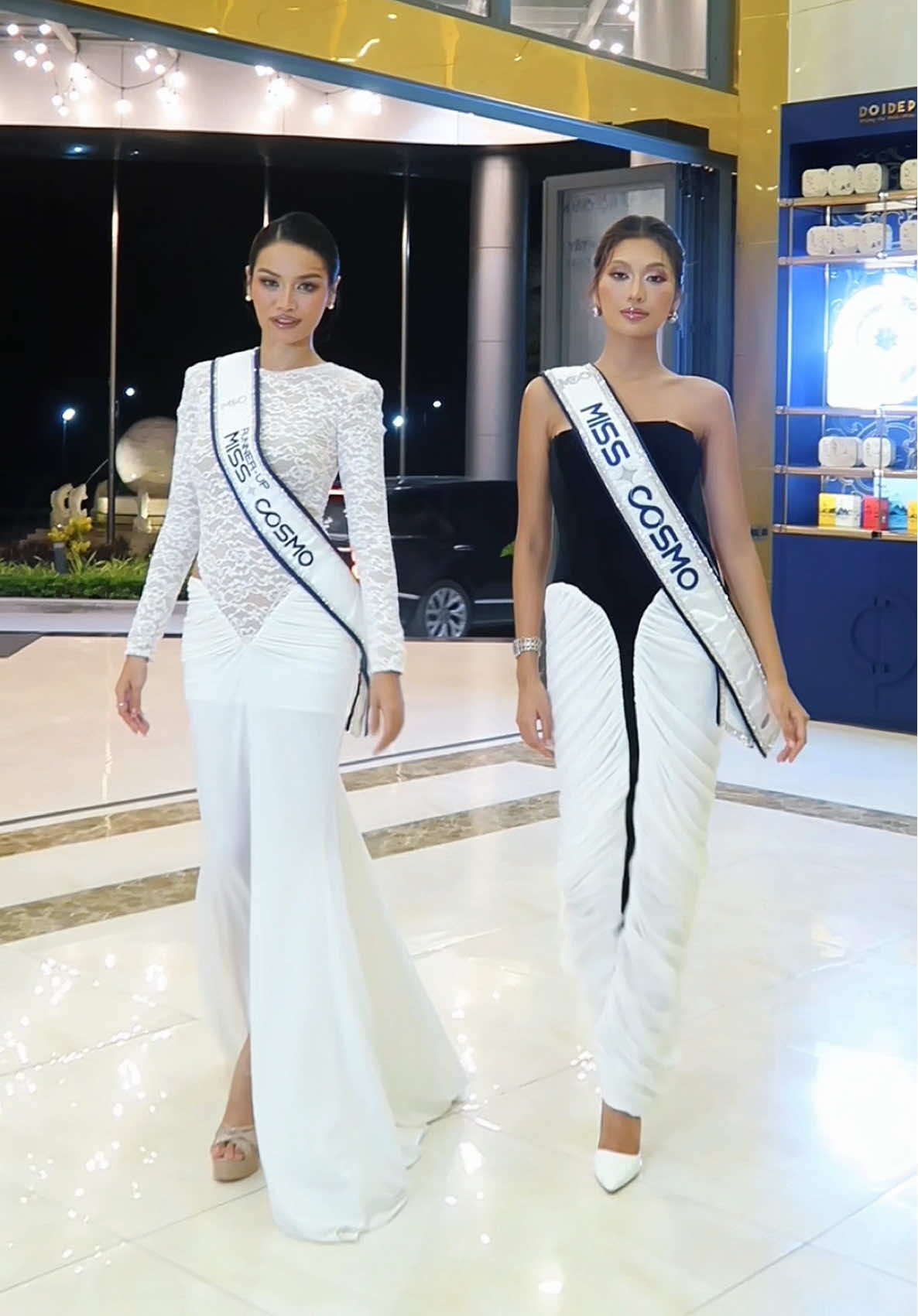 Who will be the next to hold the key to unlock the Cosmo empire?  Everything will be revealed soon… ✨ The Reigning Queen - @Tata Juliastrid  The Runner Up Queen - @finalemook  #MissCosmo  #KetutPermataJuliastridSari  #MookKarnruethaiTassabut  #MissCosmo2025 #MissCosmo2ndEdition   