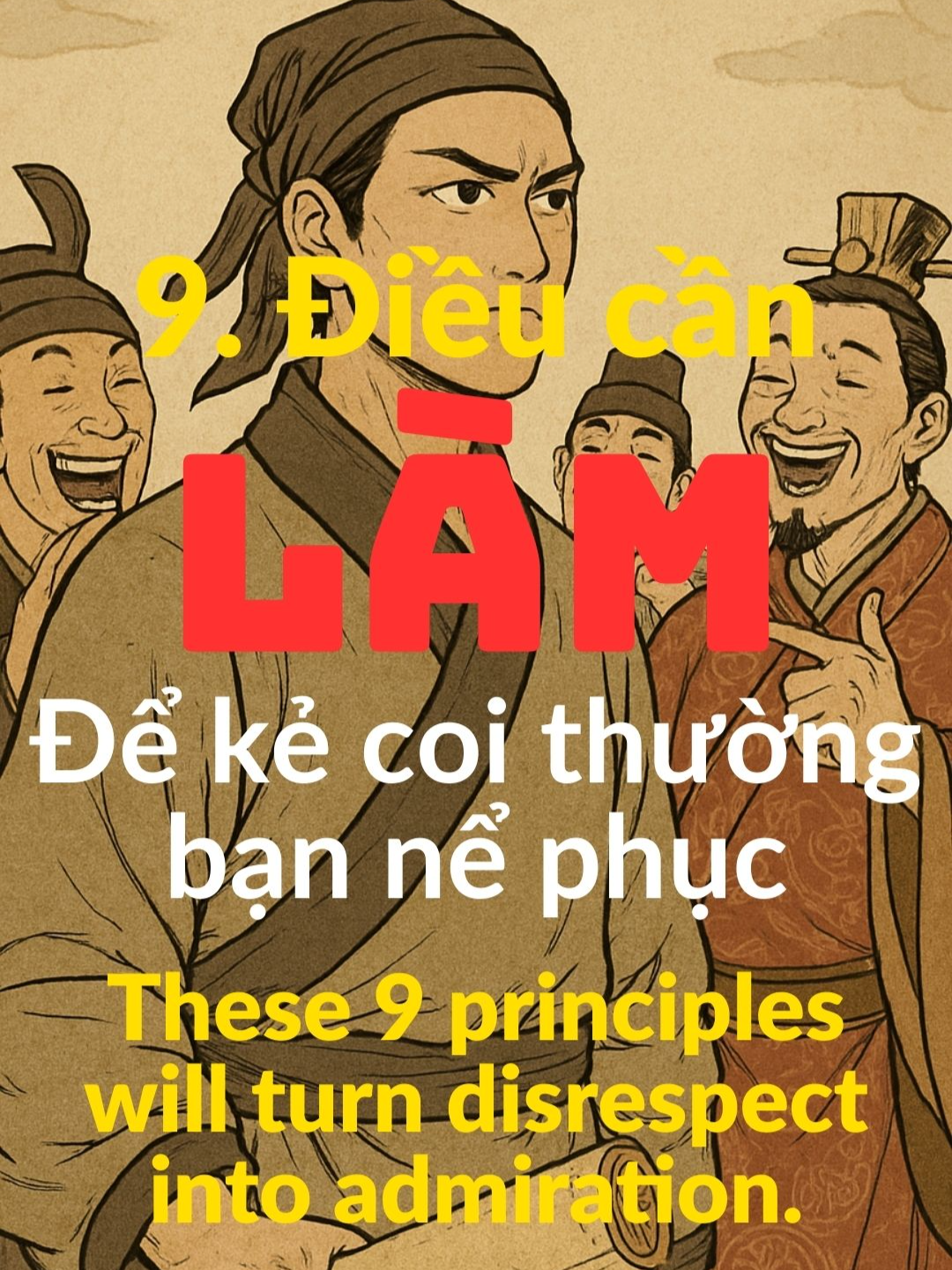 9 điều cần làm để kẻ coi thường bạn phải nể phục sát đất | 👉 Being looked down on is not scary — staying the same is. These 9 principles will turn disrespect into admiration. Watch till the end to discover timeless wisdom! #LifeLessons #AncientWisdom #SelfGrowth #SuccessMindset #Motivation #Respect