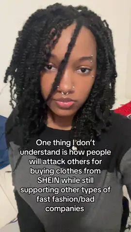 like you’re no better 😭 (I haven’t bought from shein in years but I don’t get it) #fyp #shein #fastfashion #alt #piercings 