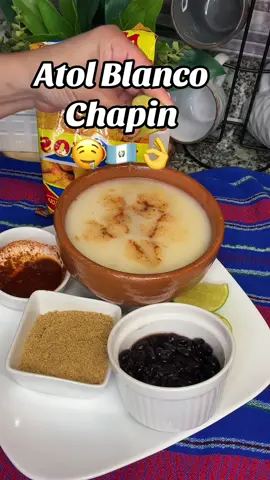 Atol Blanco Chapin 🤤🇬🇹👌 te dejas venir con unas tostadas o qué? También conocido como CHILATE 👌#atolblanco #chilate #antojos #comidaguatemalteca🇬🇹🤤🤤 #chapinaenusa🇬🇹🇺🇸 