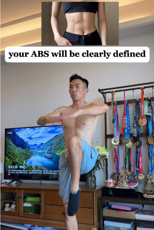 Do 4 exercises every morning to exercise your whole body.#sports #TikTok #homeworkout #girls #exercise 