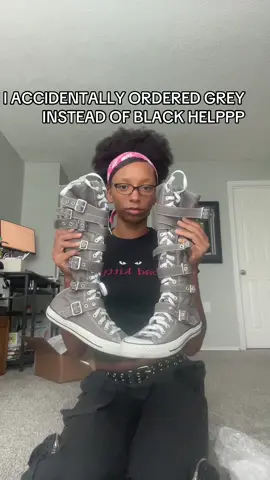 I ORDERED MY DREAM SHOES IN THE WRONG COLOR 😭 THEY WERE SO EXPENSIVE AND I CANT RETURN THEM 🥀💔 #fyp #foryou #relatable #emo #help