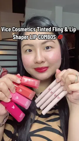Replying to @podi Vice Cosmetics Tinted Fling Lip Serum and Perfect Kizz Velvet Blur Lip Shaper LIP COMBOS! 😍 @ViceCosmeticsPH @duhhnicakes ✿ @pereylierge on ig #fyp #vicecosmetics #lipcombo 👄