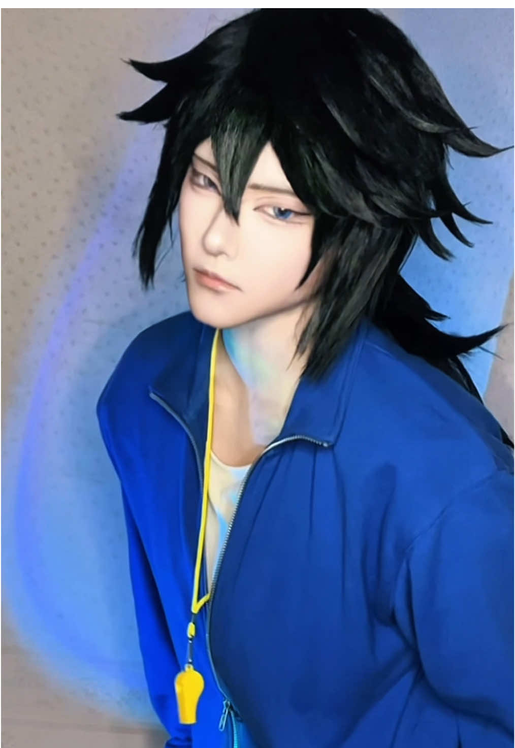 Please comment if you like my Tomioka cosplay🫰🏻‪ #demonslayercosplay #giyuutomiokacosplay #giyuutomioka #giyuu #kimetsunoyaibacosplay 