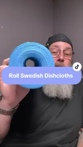 Roll Swedish dishcloths. #bathingwipes #cleaningessentials #clothdiapers #reusablepapertowels #cleaningcloth