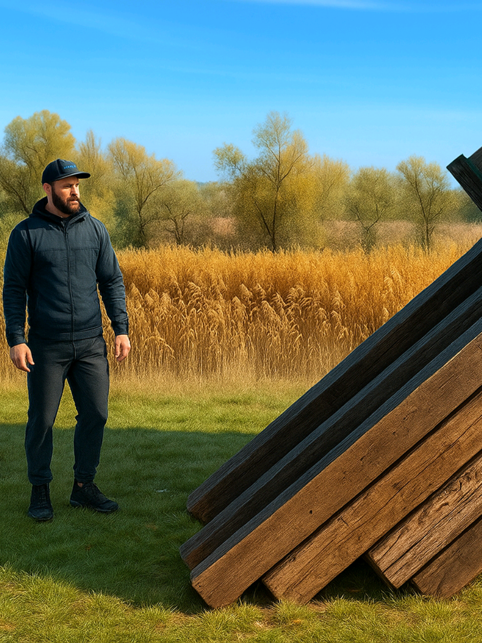 I had to wait quite a while for the truck carrying wooden planks to arrive to build the shelter. #camping #Outdoors #bushcraft #survival #2025 