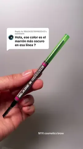 Replying to @9865435789985543 es el Blade & Shade Brow Pencil en el tono Ash Brown te dejo el link en el carrito 🛒 #brows #browpencil #nyxcosmetics #bladeandshade #lapizdecejas 