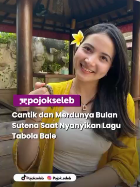 Cantik dan Merdunya Bulan Sutena Saat Nyanyikan Lagu  Tabola Bale Bulan Sutena kembali memikat hati publik. Kali ini lewat penampilannya saat menyanyikan lagu daerah 