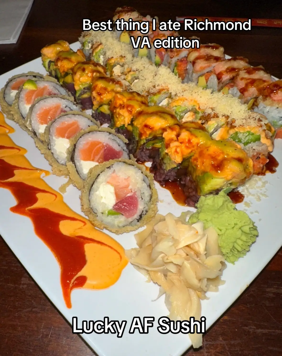 What is your favorite food spot in RVA? Richmond has amazing local food like Lucky AF sushi, Toast, Chewys’s, Honey Bee Bakery, Zorch’s, but I couldn’t forget to add Dave’s Hot Chicken in there.  #Foodie #rvatok #rvafoodie #richmondvirginia #RVA 