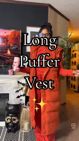 Long puffer vest #puffervest #puffervestoutfits #outerwear #falloutfits #wintercoat @btfbm_us 