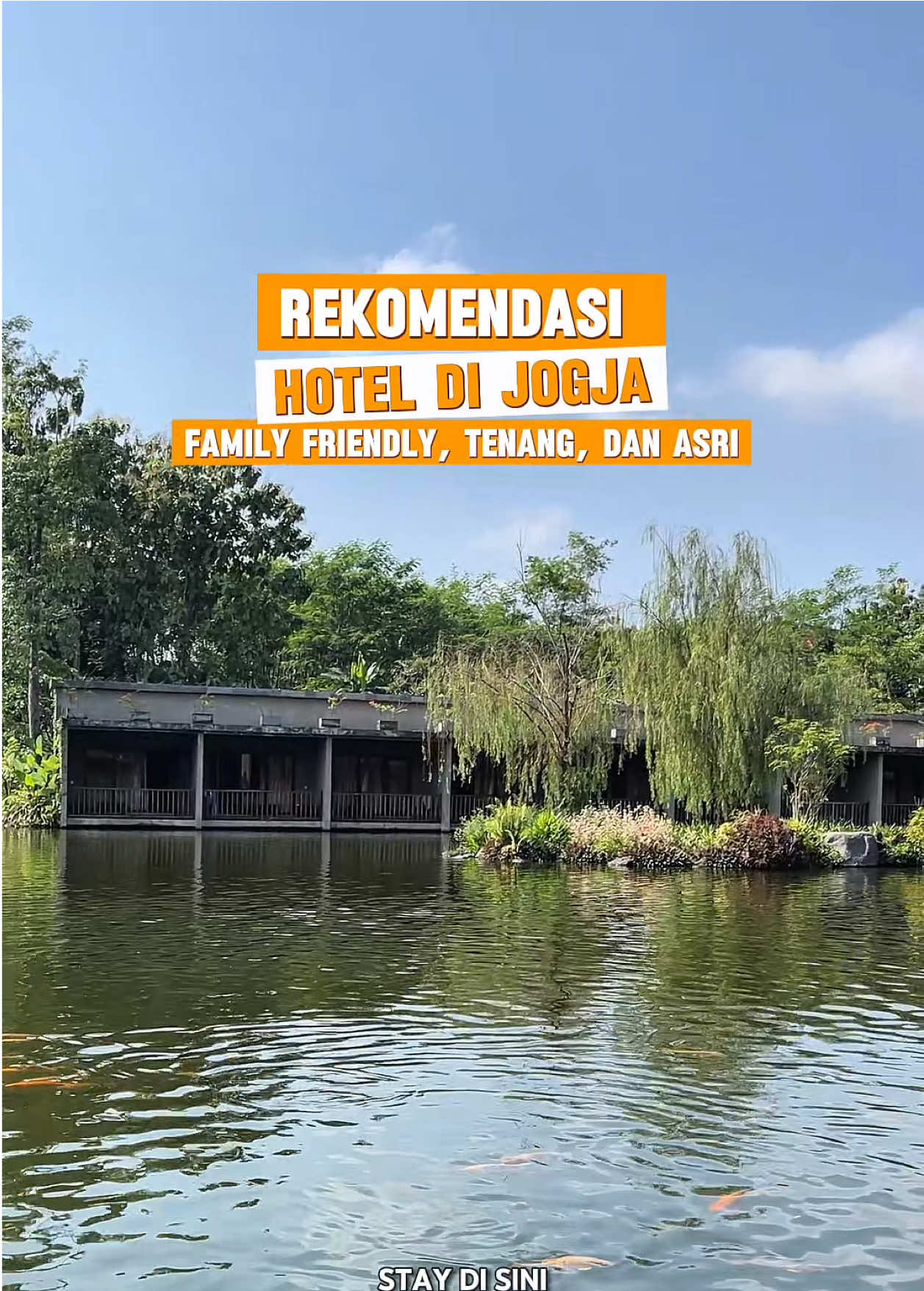 Rekomendasi hotel di jogja, yang family friendly, tenang, dan asri cocok untuk short escape, atau staycation bareng keluarga #VisitLevelingAgustus #nexthewestlakeresortjogja #RekomendasiHotel #hoteljogja 