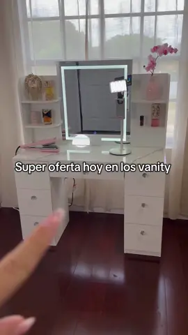 Vanity precioso y util #makeupvanity#tiktokshopcreatorpicks#tiktokshoplabordaysale#vanity#tocador 