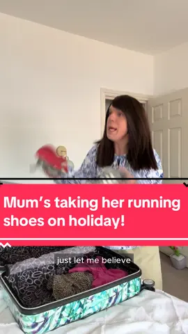 Pack them just in case 😂 🏃 #mum #mumsoftiktok #holiday #run #Running 