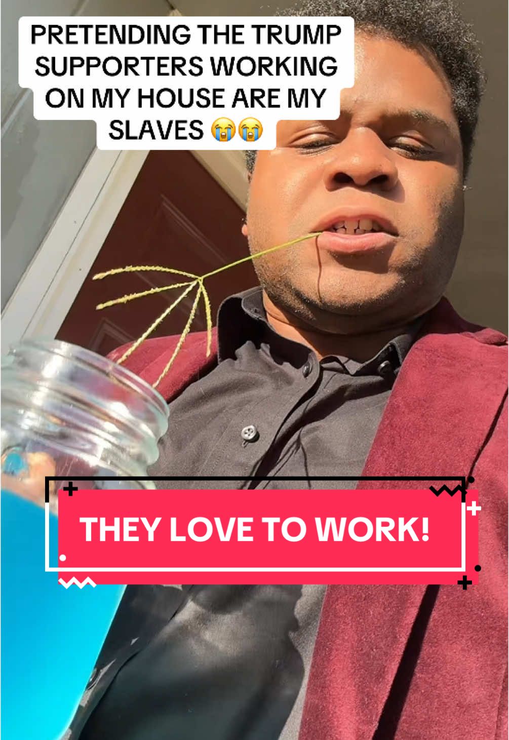 Don’t worry about them now,  they’re all actually very happy to be working for me :)) #comedy #skit #racism #BlackTikTok #blackpeople #slaves #fyp #foryou