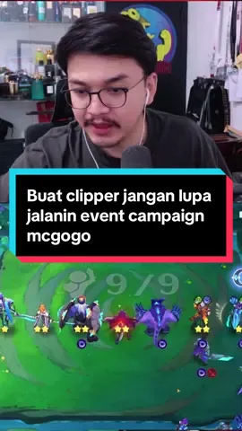 Buat clipper jangan lupa jalanin event campaign mcgogo🔥🔥🔥 #MCGGUltimateTips #MCGGLuminexus #MagicChessGoGo #MCGG #adesetiawan 