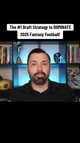 The #1 Draft Strategy to DOMINATE 2025 Fantasy Football! #nfl #fantasyfootball #fantasyfootballtips #sports 