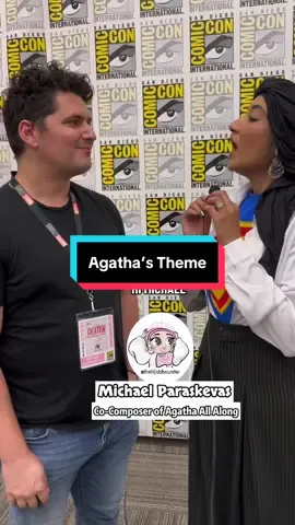 Composer of Agatha All Along ATE!  🔮THE MUSIC BEHIND AGATHA ALL ALONG🔮 I got to ask @michael_paraskevas how he came up with the epic score for #agathaallalong! He also talks about what it’s like to work with the Lopez’s who wrote the Ballad, gives advice to aspiring movie composers, and an under water clown?! Full video on my YT! Thank you @impact24pr for this opportunity!  #mcu #marvel #marvelstudios #kathrynhahn @Michael Paraskevas 