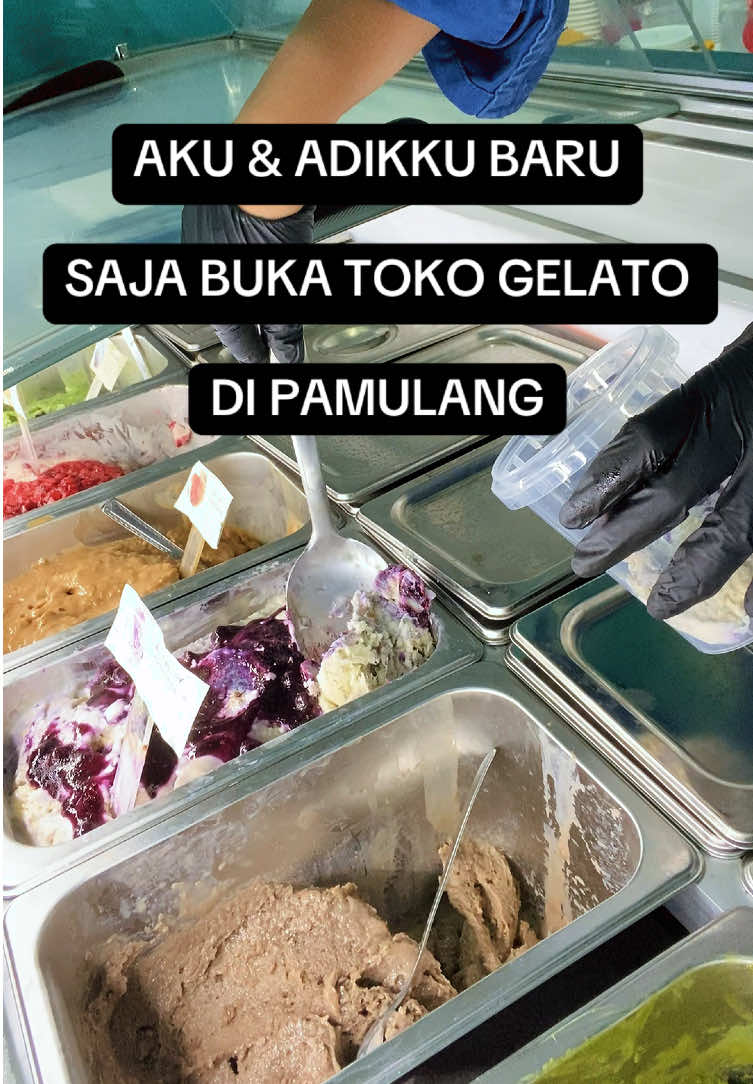 Togu Gelato, gelato sehat di Pamulang 🥰❤️ #gelato #gelatopamulang #gelatotangsel #healthydessert #healthycafe 