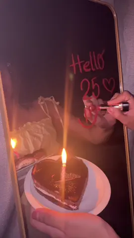 Hi 25 🥂 🎉 🍰  #birthday #mirror #fyp #august #hbd 