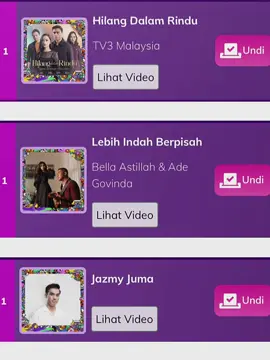 NO 1 FOR 3 CATEGORIES! Alhamdulilah koranggg let’s give our best to give them the awards that they deserve 😍 #hilangdalamrindu #traciesinidol #jazmyjuma #fypage #fyp 