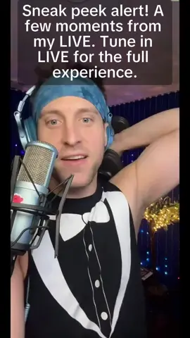 Sneak peek alert! A few moments from my LIVE. Tune in LIVE for the full experience.