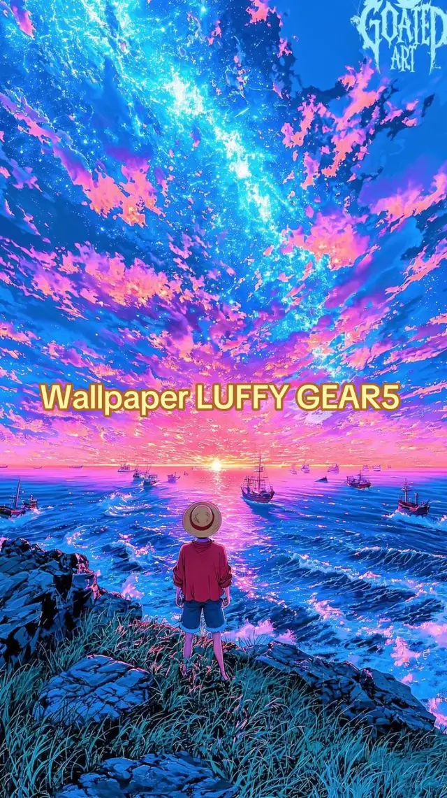 ☁️Wallpaper/fond écran Luffy gear 5 ☁️ #wallpaper #fondecran #onepiece #luffy #gear5 