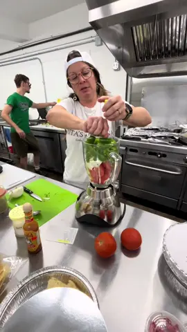 Blender 1 Rita 0 😂😂 Rita made some delicious salsa today 😋 #ritascocina #fyp #salsa 