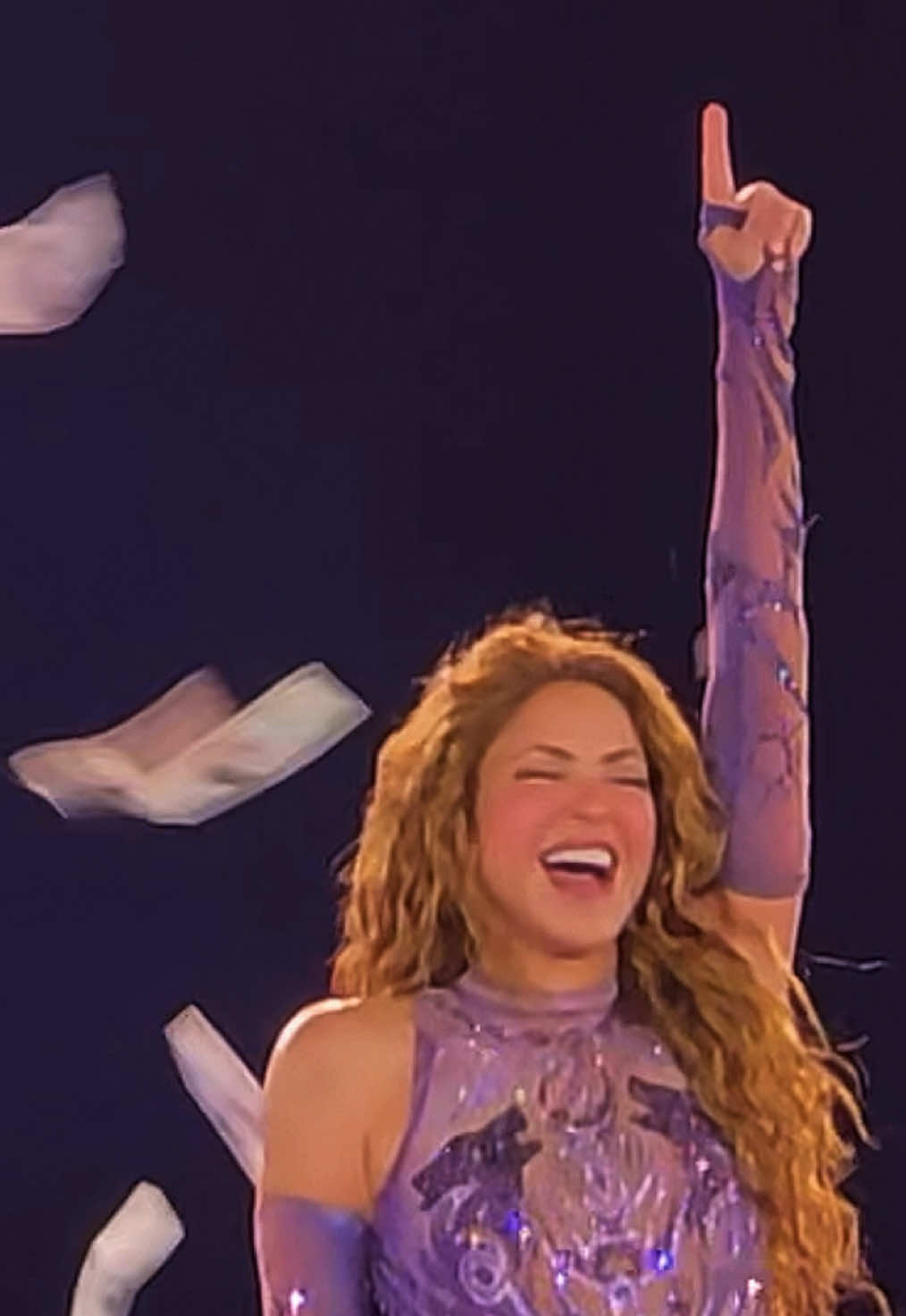 Shakira con mucha energía desde el principio hasta el final de sus conciertos en su gira Las Mujeres Ya No Lloran World Tour 2025 #shakira #foryou #foryoupage 