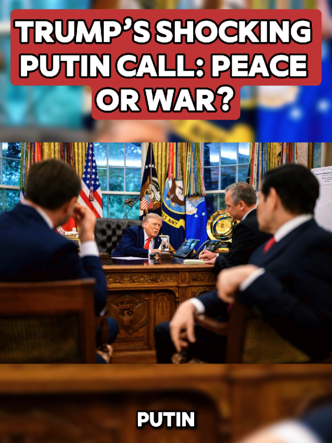 Trump’s Shocking Putin Call: Peace or War? #unitedstates #russiavsukraine #war #putin #zelensky 