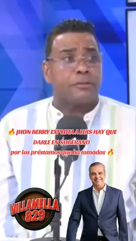 🔥 JHON BERRY EXPLOTA 🔥 Luis Abinader hay que darle un Soberano por todos lados, pero no por buena gestión ni por obra… ¡sino por los préstamos que ha tomado! 📉💰 Un presidente que en cada esquina de este país se recuerda no por soluciones, sino por más deuda, más compromiso y menos resultados. El pueblo dominicano no aguanta más promesas en el aire ni más préstamos que solo engordan a un grupito. 🇩🇴 Ya está bueno de cargar al pueblo con una mochila llena de deudas… ¿Hasta cuándo vamos a premiar el fracaso con silencio?