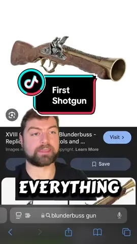 Replying to @MineBlox the first shotgun was the blunderbus #history #nerd #education #story #learn