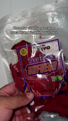 Onfuego fuego beef jerky is selling fast! Grab a deal today 👀 #fuego #beefjerky #carneseca #onfuego #tiktokviral 