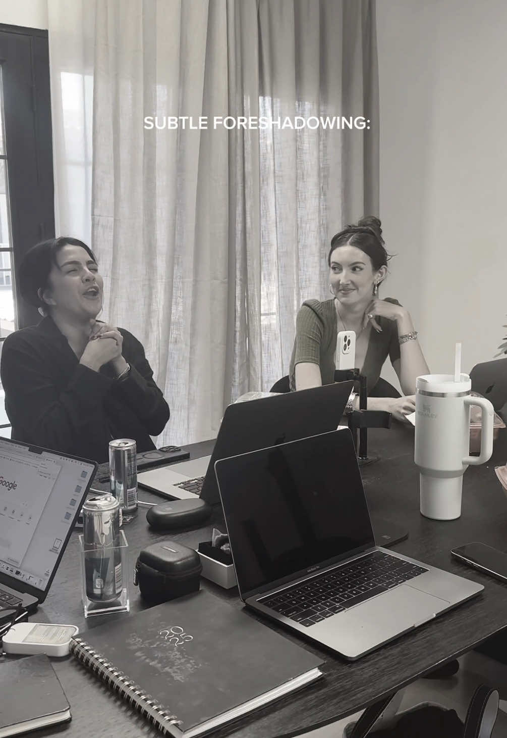 not our typical ending to an in-office work day😃 in today’s fly on the wall we checked a lot off our to-do list, planned for the busy weeks ahead, AND took ‘real and raw reactions’ to the next level (trigger warning if you have a fear of… fake lashes???)  anyways! let us know your go-to place for salads + wraps in arizona, as we will be needing a new one ASAP🏃🏻‍♀️🌯🥗 #flyonthewall #officevlog #socialmediamarketing #womenownedbusiness 