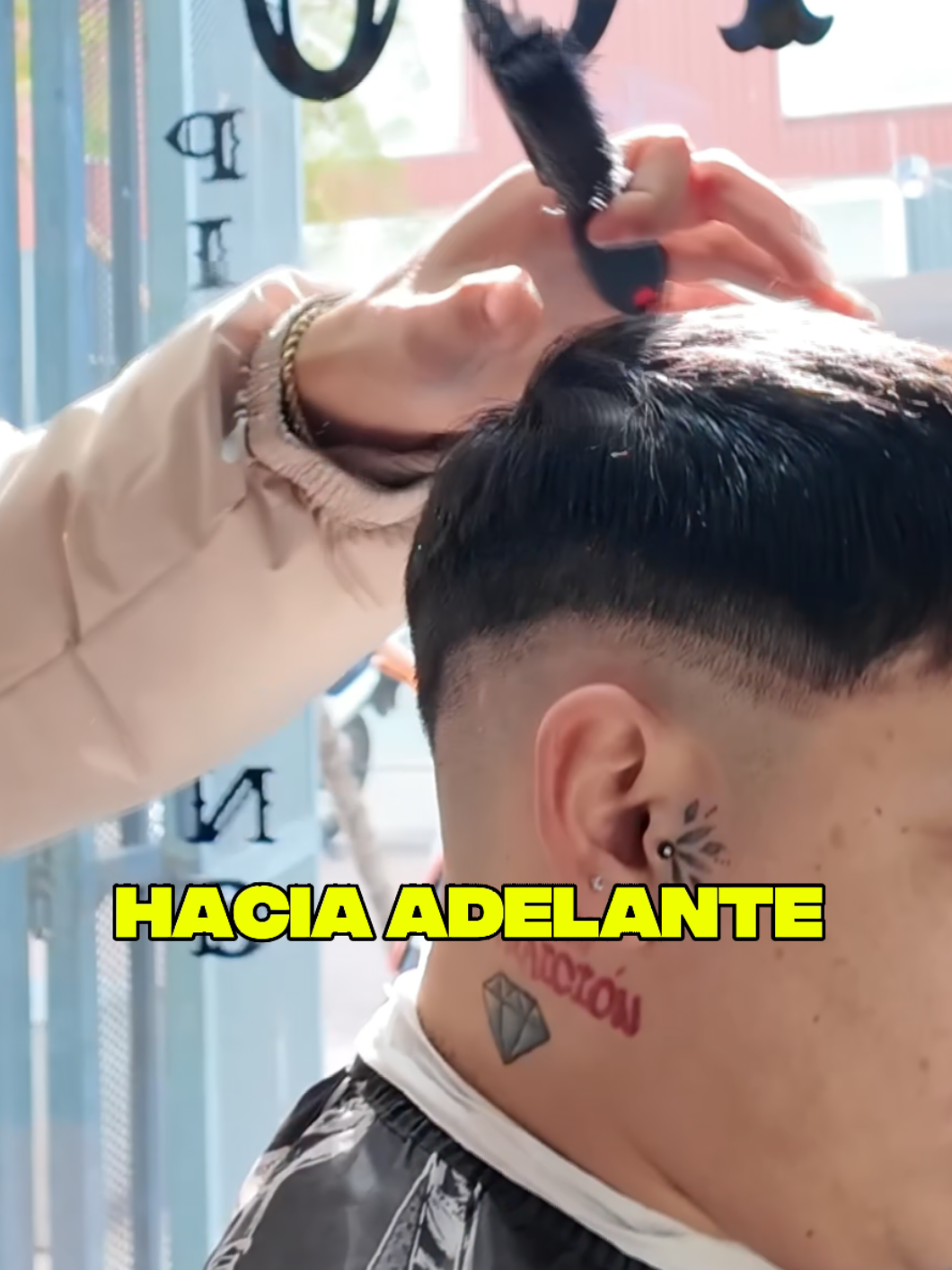 la tecnica de Facu Navajas #barbershop 