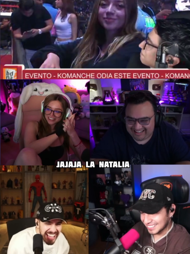 Se le acabaron los emotes a Nat #fyp #juansguarnizo #nataliamx #larrycabirria #esos3 