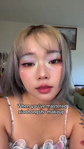 Chinese makeup >>>> This fairy look will have a tutorial soon! It’s the base of all Xiaohongshu makeup 😘 I’m in love ✨ . . . #glitter #shimmer #xiaohongshu #fairymakeup #euphoricsun 